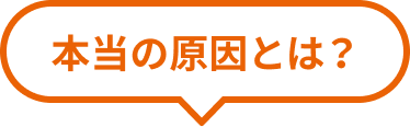 本当の原因とは？